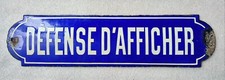 Rare plaque émaillée d'occasion  Cesson