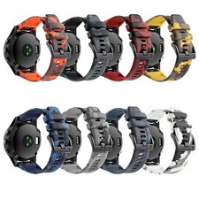 Pulseira de relógio de silicone estampada camuflagem 26 mm para Garmin Fenix Series comprar usado  Enviando para Brazil