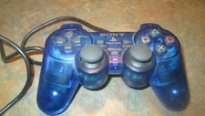 Controle oficial genuíno Sony PS2 PlayStation DualShock 2 azul SCPH 10010 comprar usado  Enviando para Brazil