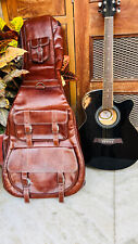 Estojo de couro para guitarra, estojo macio, bolsa de guitarra, estojo de couro, nome de personalização comprar usado  Enviando para Brazil