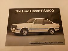 1800 brochure rare for sale  SOUTHEND-ON-SEA