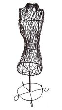 Vestido de boneca vintage/antigo fio metal forma 14” altura exibição de roupas sótão encontrar comprar usado  Enviando para Brazil
