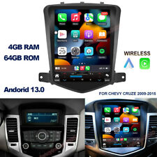 Rádio de carro estéreo Android 13 Apple Carplay GPS 4+64GB para Chevy Cruze 2009-2015 comprar usado  Enviando para Brazil