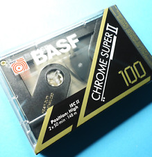 🔴 1x BASF Chrome Super II 100 * Type 2 * Tape Cassette Kassette *SEALED* 1992 comprar usado  Enviando para Brazil