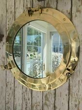 Brass porthole mirror for sale  Shipping to Ireland