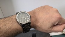 Usado, Relógio Perry Ellis energia solar aço mostrador cinza pulseira masculino aço inoxidável comprar usado  Enviando para Brazil