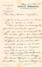 1913 societe municipale d'occasion  France