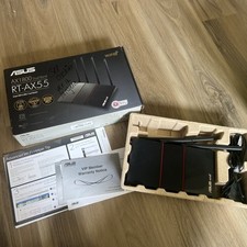 Roteador ASUS RT-AX55 AX1800 Dual Band WiFi 6 - Preto (90IG06C0-BA1100) comprar usado  Enviando para Brazil