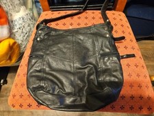 GREAT AMERICAN LEATHER WORKS Bolsa de Couro Preta Média comprar usado  Enviando para Brazil