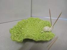 Lettuce snail ceramic for sale  LUTTERWORTH