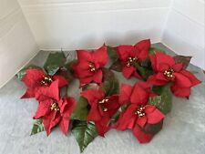 Poinsettia silk flower for sale  Fredericktown