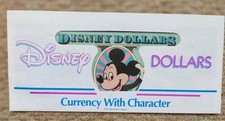 Disney dollars collectible for sale  EXETER