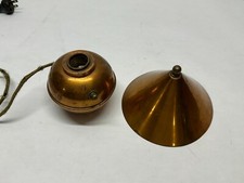 Abajur vintage Chase cobre brilho por Ruth Gerth mesa de mesa modernista art déco comprar usado  Enviando para Brazil