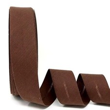 Biais polycoton marron d'occasion  Lyon I
