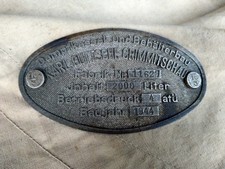 Schild werbung dampfkessel gebraucht kaufen  Wildenfels