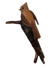 Usado, Antigo John Nelson pássaro esculpido à mão madeira flutuante qualidade escultura em madeira arte popular MCM comprar usado  Enviando para Brazil