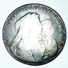 Duchy of  SAVOY - Vittorio Amedeo II (1675-80) -Regency -Lira 1676 Silver SCARCE, usado comprar usado  Enviando para Brazil