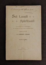 Sei laudi spirituali usato  Albano Laziale