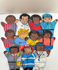Lote de 11 brinquedos educativos vintage Dexter bonecos de mão ocupações sentimentos comprar usado  Enviando para Brazil
