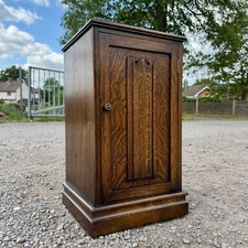 Vintage oak bedside for sale  HEREFORD