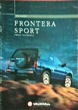 Vauxhall frontera sport for sale  BIGGLESWADE