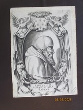 Gravure ancienne pape d'occasion  Rive-de-Gier