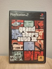 Grand Theft Auto III GTA 3 (Sony PlayStation 2, 2003) PS2 CIB, manual e pôster , usado comprar usado  Enviando para Brazil