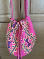 NOVA BOLSA WAYUU MOCHILA TAMANHO GRANDE MULTICOLORIDA BOÊMIA tiracolo comprar usado  Enviando para Brazil