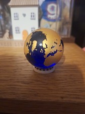 Small crystal globe for sale  DUMBARTON