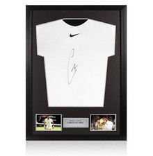 Camisa de tênis masculina branca Nike Slam assinada e emoldurada Carlos Alcaraz A1 comprar usado  Enviando para Brazil