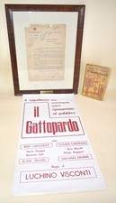 Gattopardo 1958 locandina usato  Italia