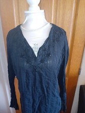 Black sparkly embroidered for sale  COLWYN BAY