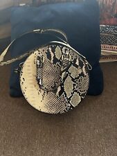 Mock snakeskin crossbody for sale  NORWICH