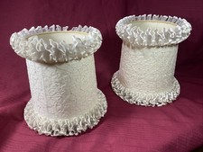 Pair white ruffled for sale  Altoona