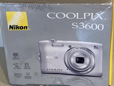 Câmera Digital Nikon Coolpix S3600 20.1MP. Prata, completo na caixa condição impecável comprar usado  Enviando para Brazil