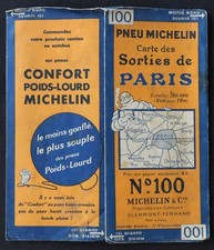 Carte  MICHELIN 1932 n° 100 SORTIES DE PARIS Bibendum pneu tyre comprar usado Carte  MICHELIN 1932 n° 100 SORTIES DE PARIS Bibendum pneu tyre comprar usado  Enviando para Brazil