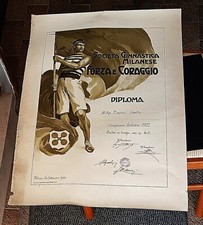 1922 diploma sportivo usato  Portogruaro