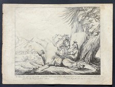 Stampa antica vincenzo usato  Roma