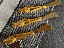 Buttermesser vergoldet gold gebraucht kaufen  Frankfurt am Main