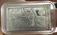 Francobollo lingotto argento usato  Modena