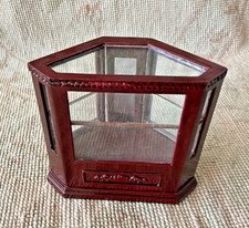 Casa de bonecas Bespaq loja de canto armário balcão mogno espelhado com prateleira K 2426 comprar usado  Enviando para Brazil