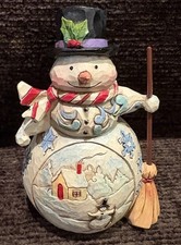 Jim shore snowman for sale  Valley Falls