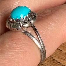 Bague ancienne argent d'occasion  Saint-Caprais-de-Bordeaux