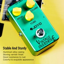 Pedal de guitarra JOYO vintage overdrive clássico grito para guitarra elétrica aberto comprar usado  Enviando para Brazil