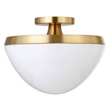 Meyer&Cross Durant 12,63 pol. Suporte semi-nivelado 1 latão leve e vidro leitoso branco comprar usado  Enviando para Brazil