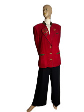 Rot wildleder blazer gebraucht kaufen  Wiesbaden