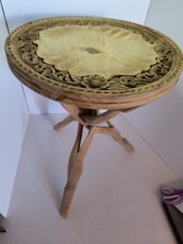 Hand carved table for sale  Trona