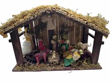 Vintage rustic nativity for sale  Alexandria