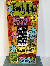 Sign family rules for sale  Fort Walton Beach