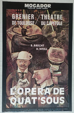 Affiche théâtre mogador d'occasion  Chartres